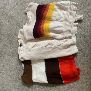 Just some sweaters: forever 21, Talbots, misslook